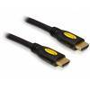 Delock HDMI Kabel Ethernet A auf A Stecker auf Stecker 1.00m 4K Gold