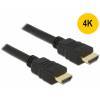 Delock HDMI Kabel Ethernet A auf A Stecker auf Stecker 0.50m 4K Gold