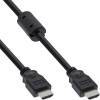 HDMI Kabel HDMI-High Speed Stecker / Stecker schwarz mit Ferri
