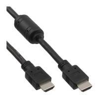 InLine HDMI Kabel HDMI-High Speed Stecker / Stecker schwarz mit Ferri