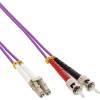 LWL Duplex Kabel LC/ST 50/125µm OM4 3m