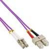 LWL Duplex Kabel LC/SC 50/125µm OM4 5m