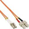 LWL Duplex Kabel LC/SC 50/125µm OM2 0,5m
