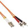 LWL Duplex Kabel LC/ST 50/125µm 15m