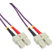 LWL Duplex Kabel SC/SC 50/125µm OM4 1m