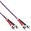 LWL Duplex Kabel ST/ST 50/125µm OM4 7,5m