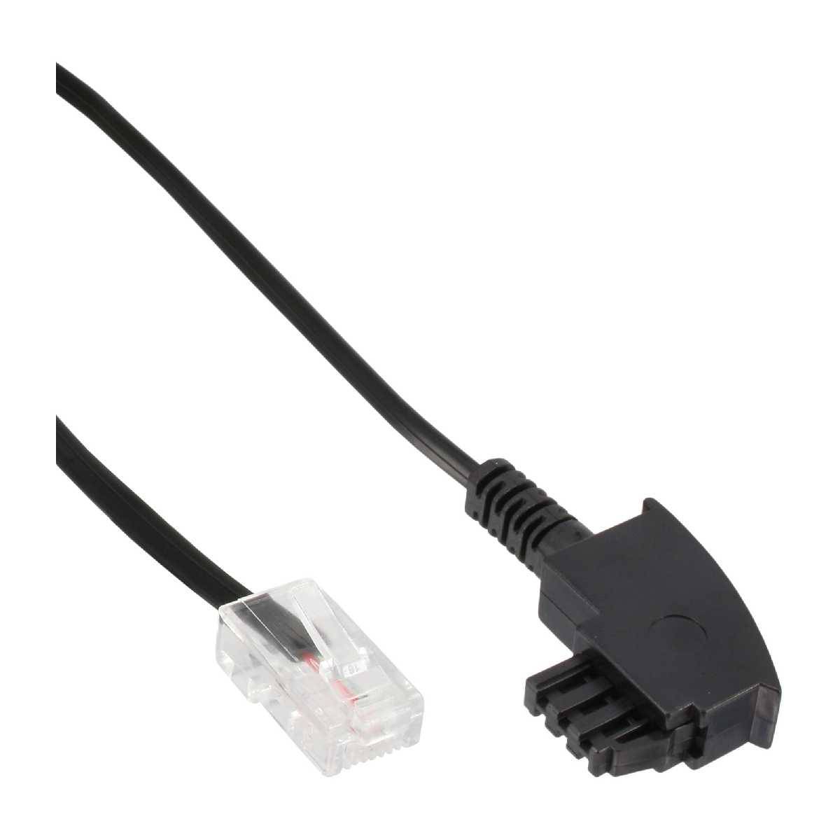 Kabel TAE-F für DSL-Router TAE-F Stecker an RJ45 8P2C 2m