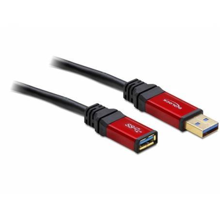 Delock USB3.0Verlängerung A auf A St/Bu 1.00m Premium