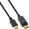DisplayPort zu HDMI Konverter Kabel schwarz 1,5m