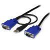 Diverse 10FT USB 2-IN-1 KVM CABLE .