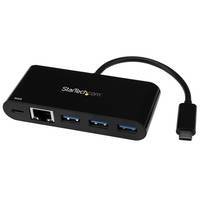 Diverse StarTech.com 3 Port USB 3.0 Hub mit Gigabit Ethernet und Stromversorgung