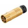 GC IEC-Kompressionskupplung für Kabel Ø 6,8-7,2mm vergoldet Goo